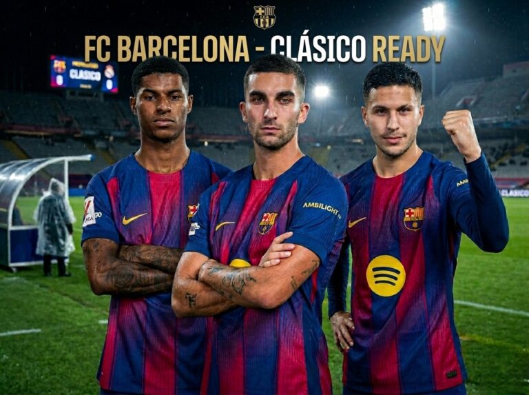 Ferran Torres and Barcelona players in a makeshift attacking trio ahead of El Clasico.