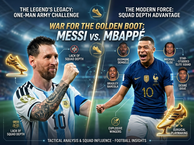 Golden Boot Race 2026: Messi and Mbappé Deadlocked at 7 Goals Each Messi and Mbappé tied in the 2026 World Cup Golden Boot race