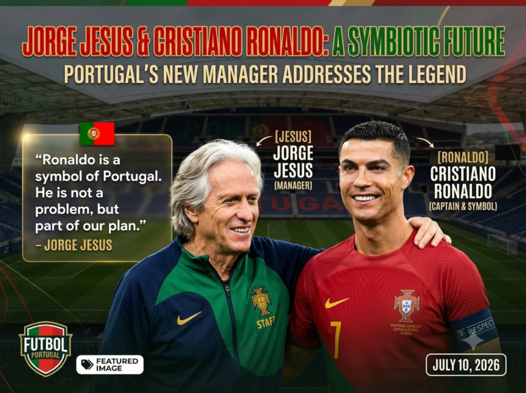 Jorge Jesus Breaks Silence: "Ronaldo Will Never Be a Problem" for Portugal Jorge Jesus and Cristiano Ronaldo share a laugh during a Portugal national team session