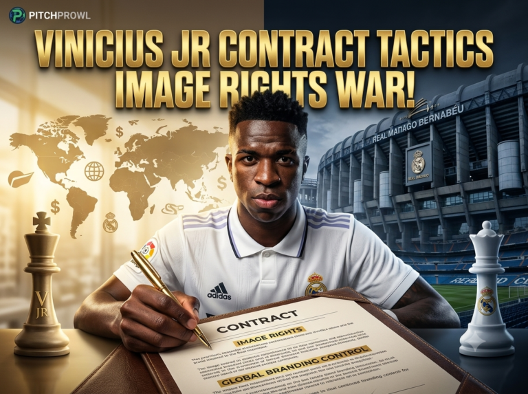Vinicius Jr Real Madrid Contract: Inside the Standoff Vinicius Jr smiling in Real Madrid kit amid contract talks