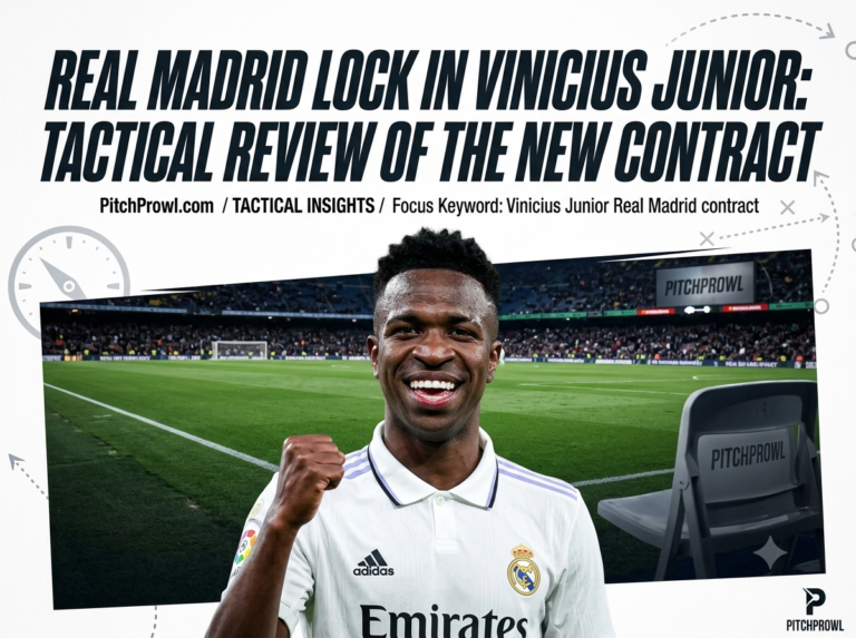 Vinicius Junior Contract Renewal: Real Madrid Refuse to Sell Vinicius Junior smiling in Real Madrid kit during contract renewal talks