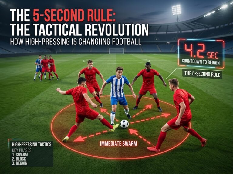 The 5-Second Rule Behind High-Pressing Tactics Team executing high-pressing tactics using the 5-second rule