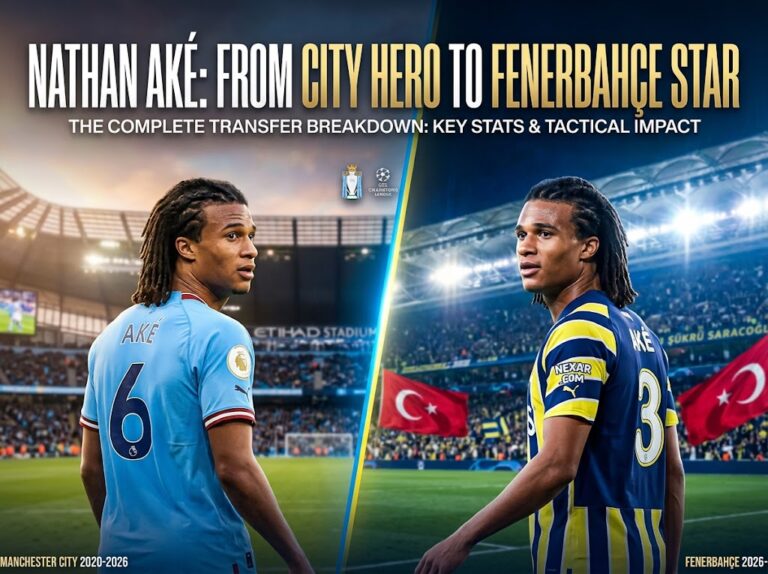 Nathan Ake Fenerbahce Transfer Ends Man City Spell Nathan Ake completes his transfer from Manchester City to Fenerbahce
