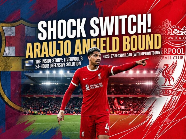 Ronald Araujo completes shock loan transfer from Barcelona to Liverpool