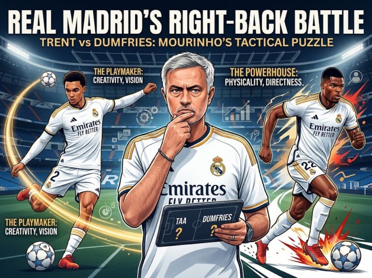 Trent Alexander-Arnold vs Dumfries: Real's Puzzle Trent Alexander-Arnold and Denzel Dumfries compete for Real Madrid's right-back spot