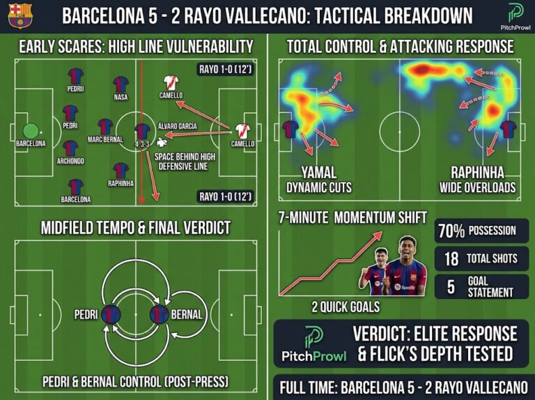 Barcelona vs Rayo Vallecano Tactics: Five-Goal Win Barcelona vs Rayo Vallecano tactics 5-2 win Flick 2026